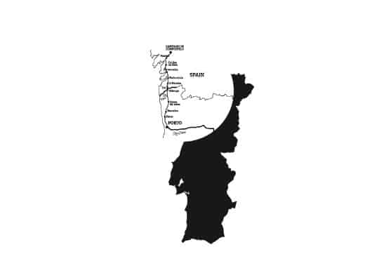 cycling the Portuguese - a map
