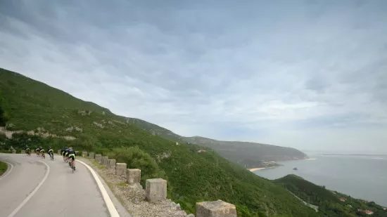 cycling portugal: riding by the Atlantic Ocean