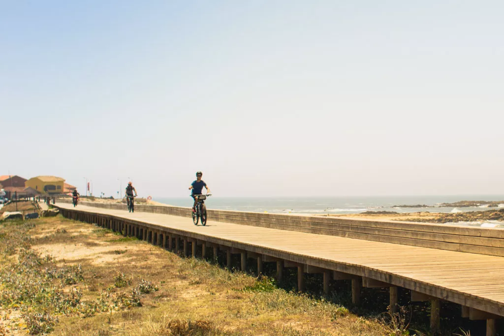 bike tour Portuguese way bike paths along the Atlantic coast