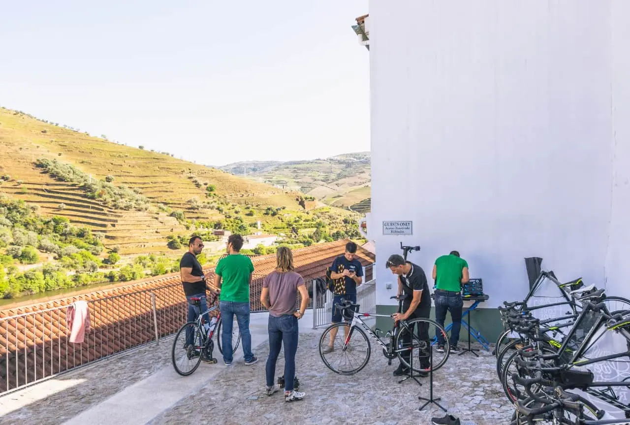 portugal bike tours guided support bike setup