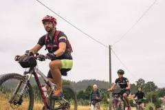 Riding the Portuguese Camino, you'll encounter several pilgrims along the way. You'll get to share paths and stories with travellers from all over the world.