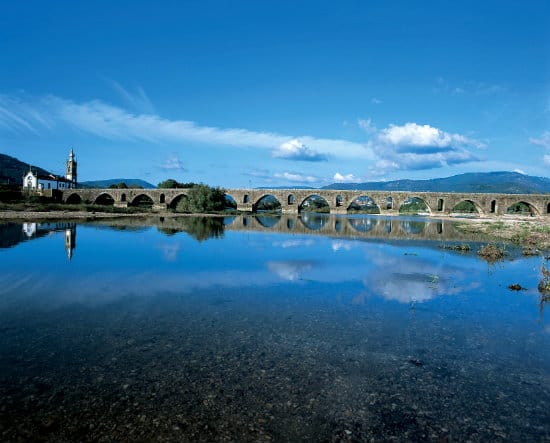 cycling in the Portuguese camino de Santiago 