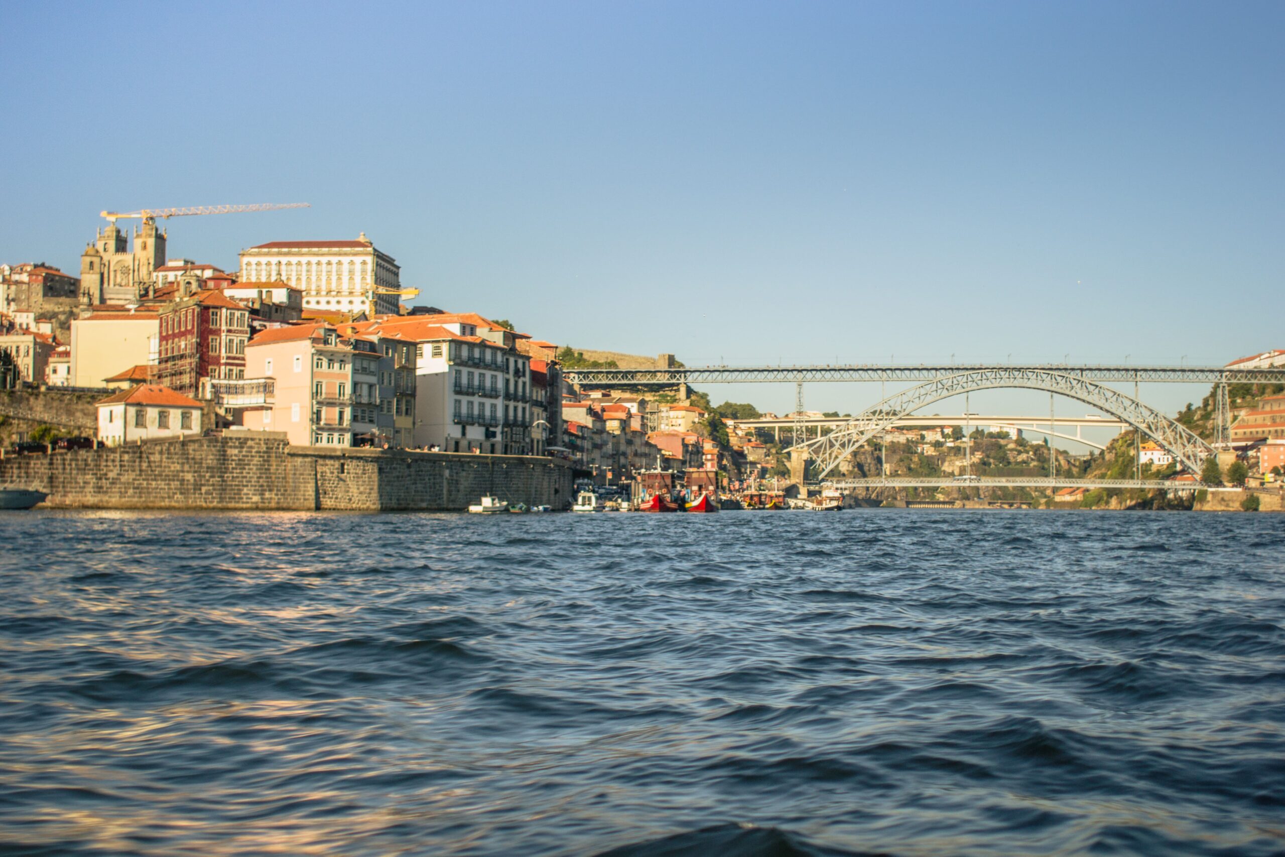 Downtown Porto and Douro river