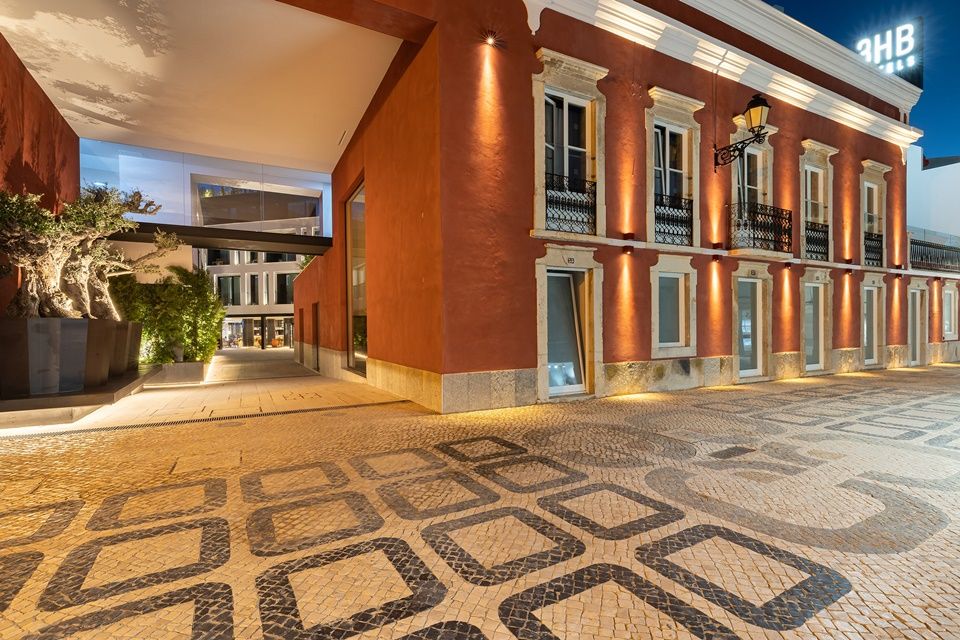 Hotel H3B exterior in the historic center of Faro, Algarve