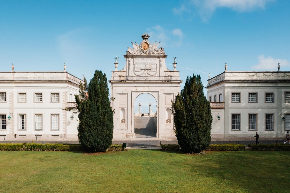 Palácio de Seteais overlooking the hills of Sintra Portugal