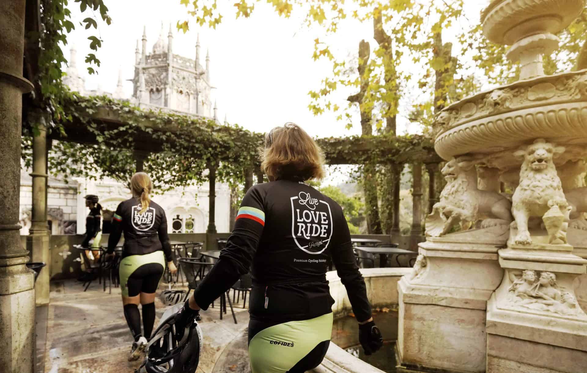 quinta da regaleira sintra cyclists