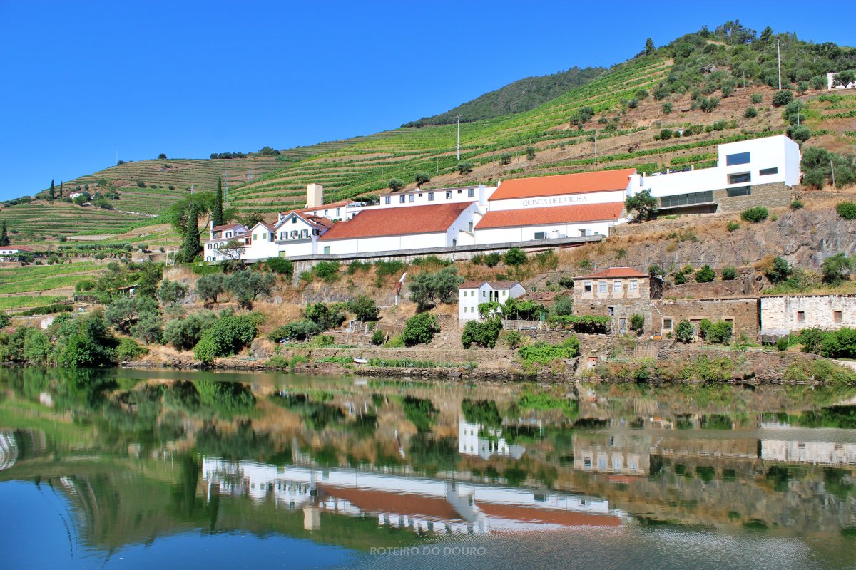 Quinta de La Rosa vineyard estate with Douro River views in Portugal