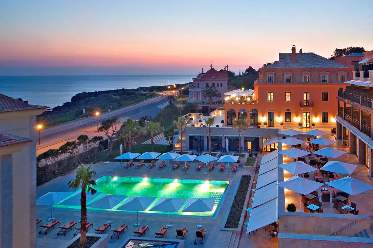 Grande Real Villa Itália Hotel & Spa overlooking the Atlantic Ocean in Cascais