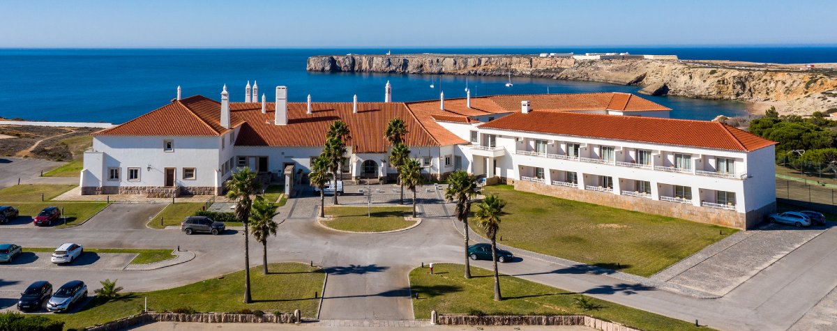 Pousada de Sagres overlooking the Atlantic Ocean on the Algarve coast