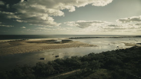 Cacela Velha sunset algarve bike tours