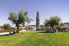 The vibrant historical city center of Portois best discovered on a walk, where medieval and contemporary cultures meet