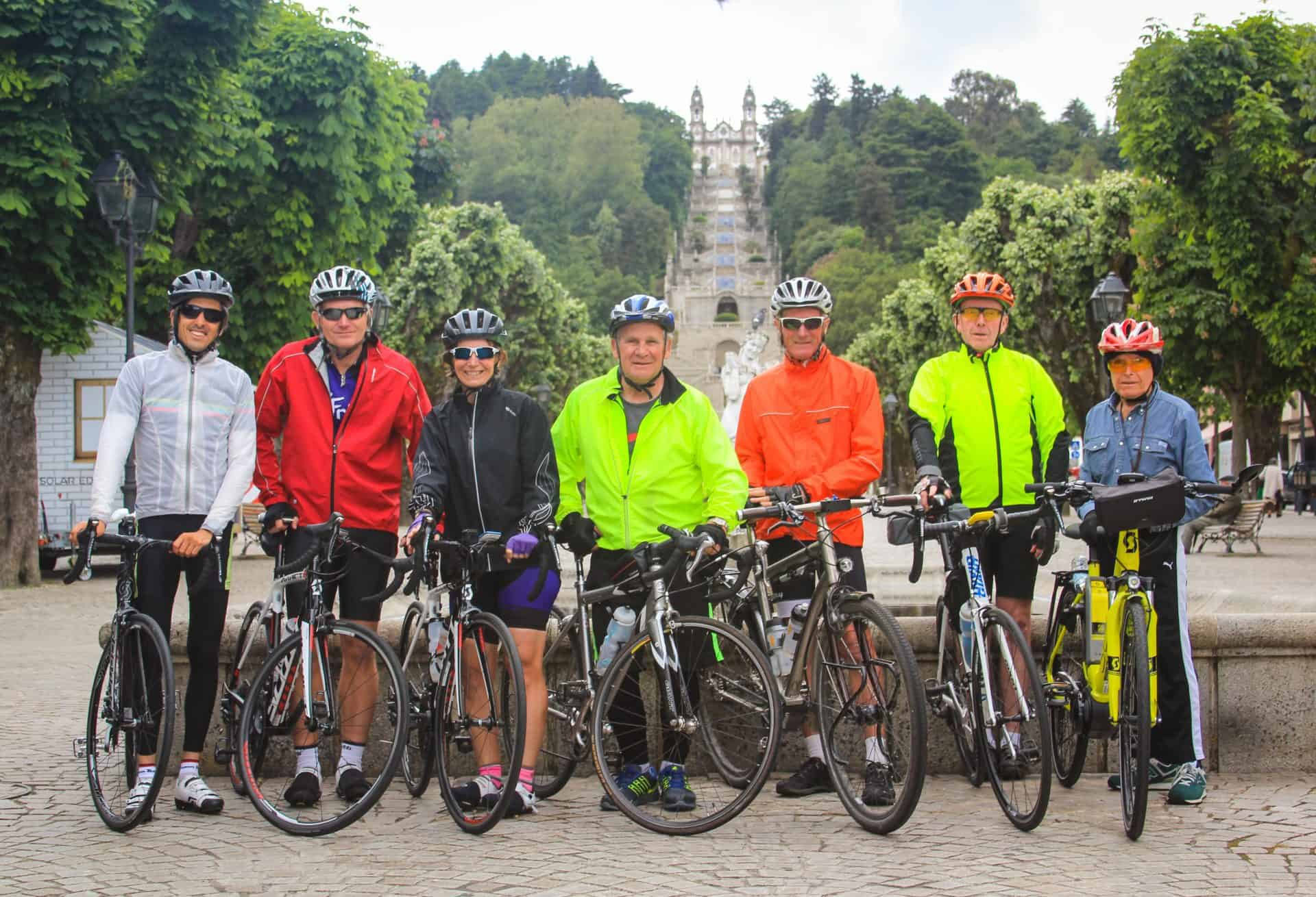 Bicycle touring pro in the Douro valley